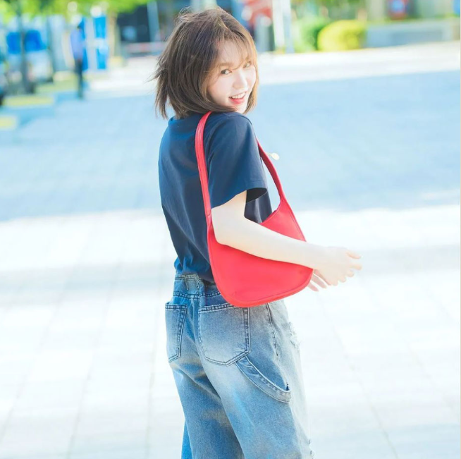 韓國AND YOU - GGUL Leather small bag (Red)